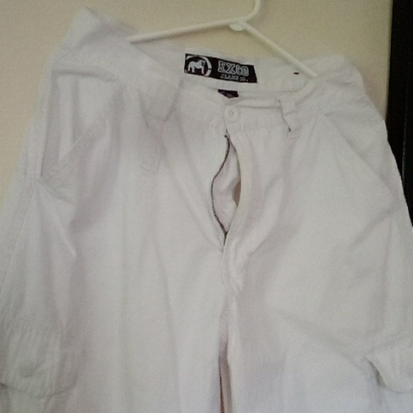 Men's Exco jeans co. White casual shorts - Picture 3 of 7